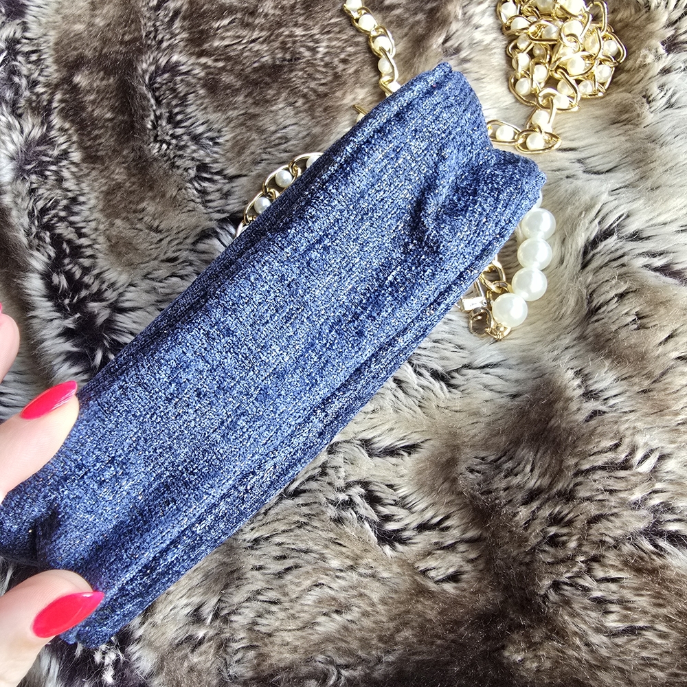 Chanel Conversion Makeup Bag - Denim Crossbody Ba… - image 5